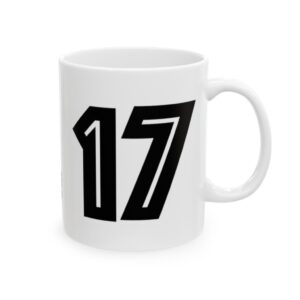 Classic # 17 White Mug (11oz)