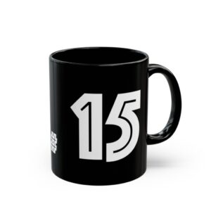 Classic # 15 Black Mug (11oz)